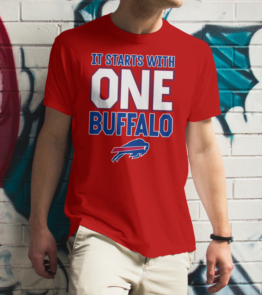 Ken Dorsey It Starts With One Buffalo Bills T-Shirt