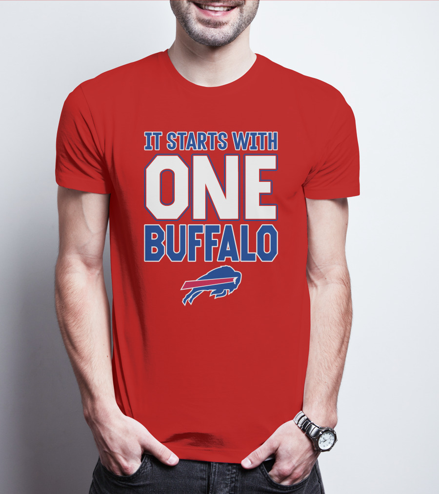 Ken Dorsey It Starts With One Buffalo Bills T-Shirt