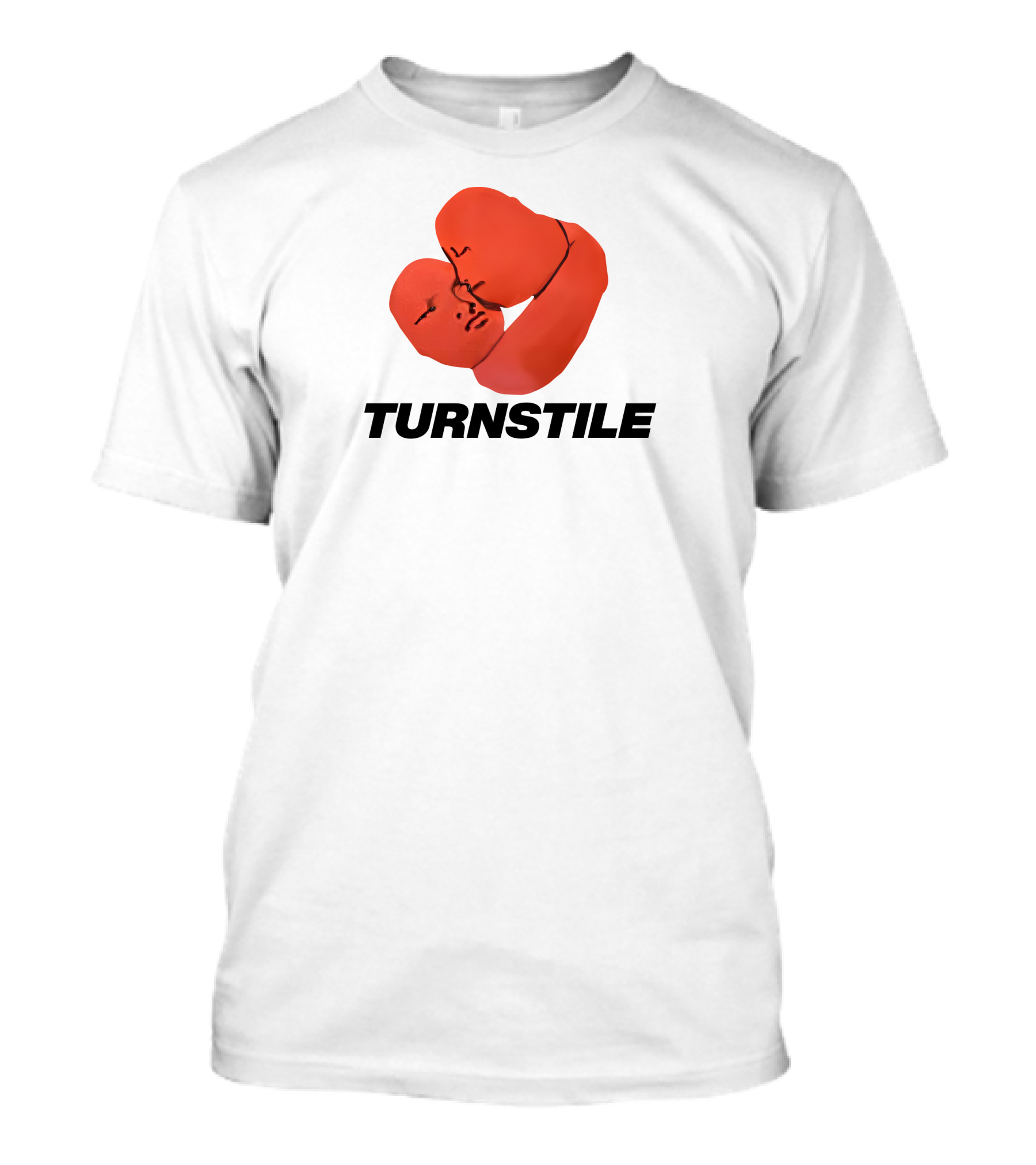 Turnstile Embrace Orange Faces T-Shirt