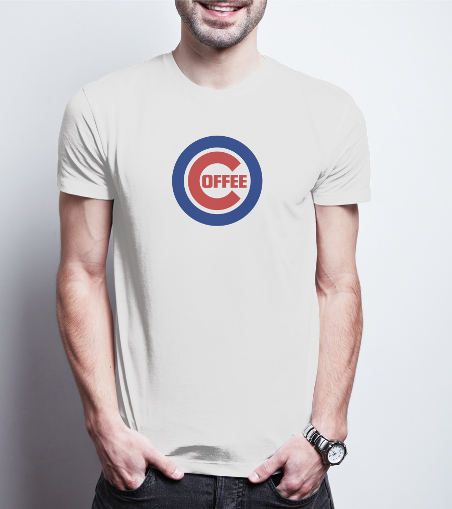 Cubs Coffee Logo Inspired By Chicago Cubs Emblem T-Shirt