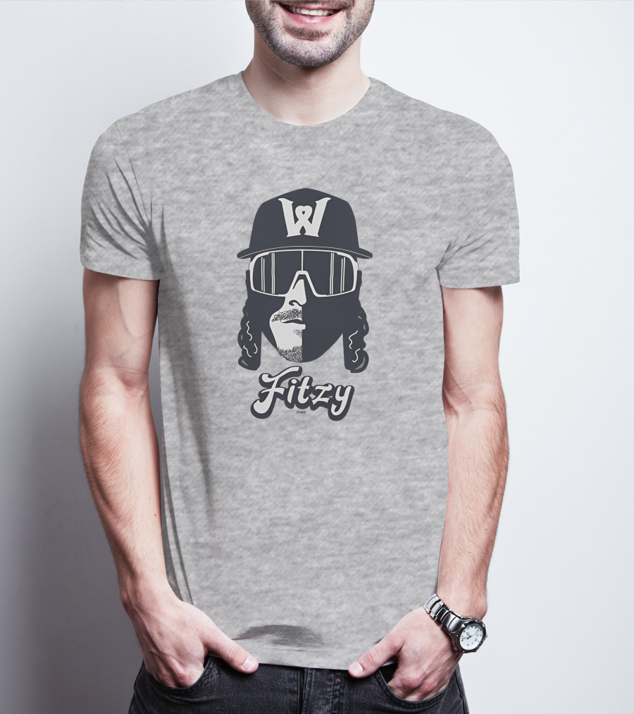 Worcester Red Sox Fitzy '47 Grey Shadow Face W T-Shirt