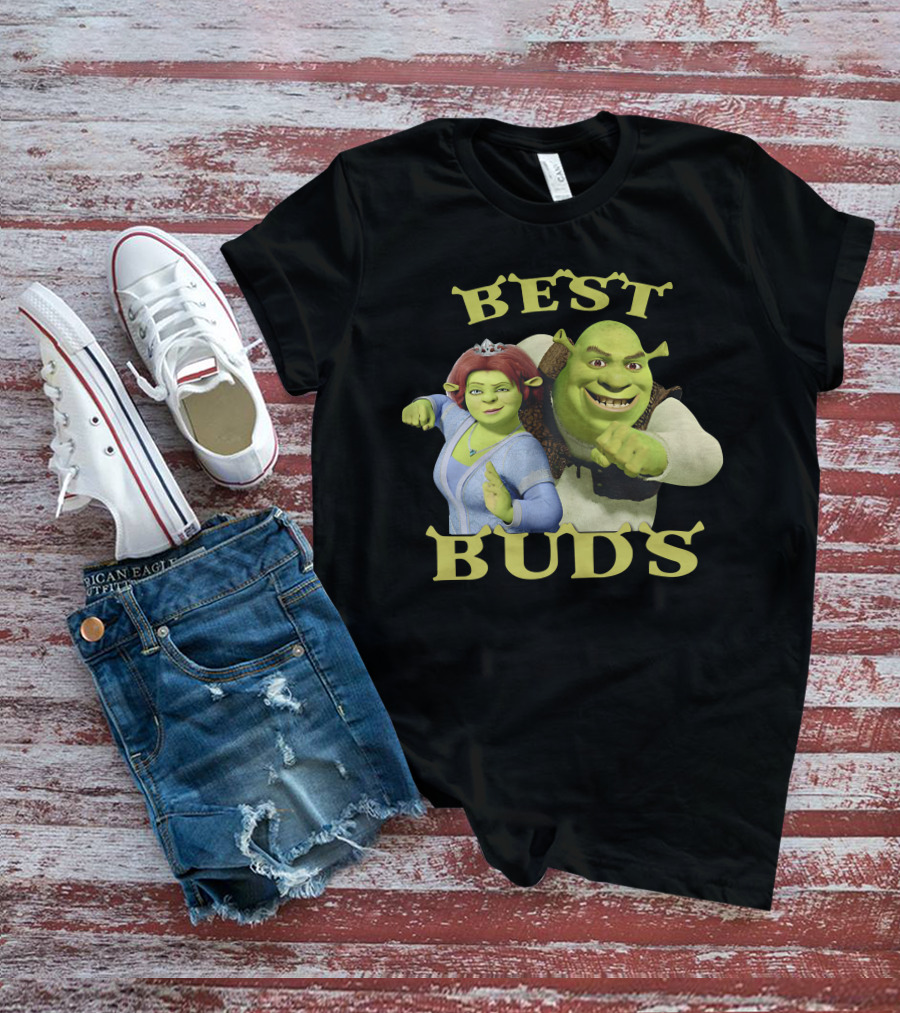 Shrek And Fiona Best Buds Duo T-Shirt