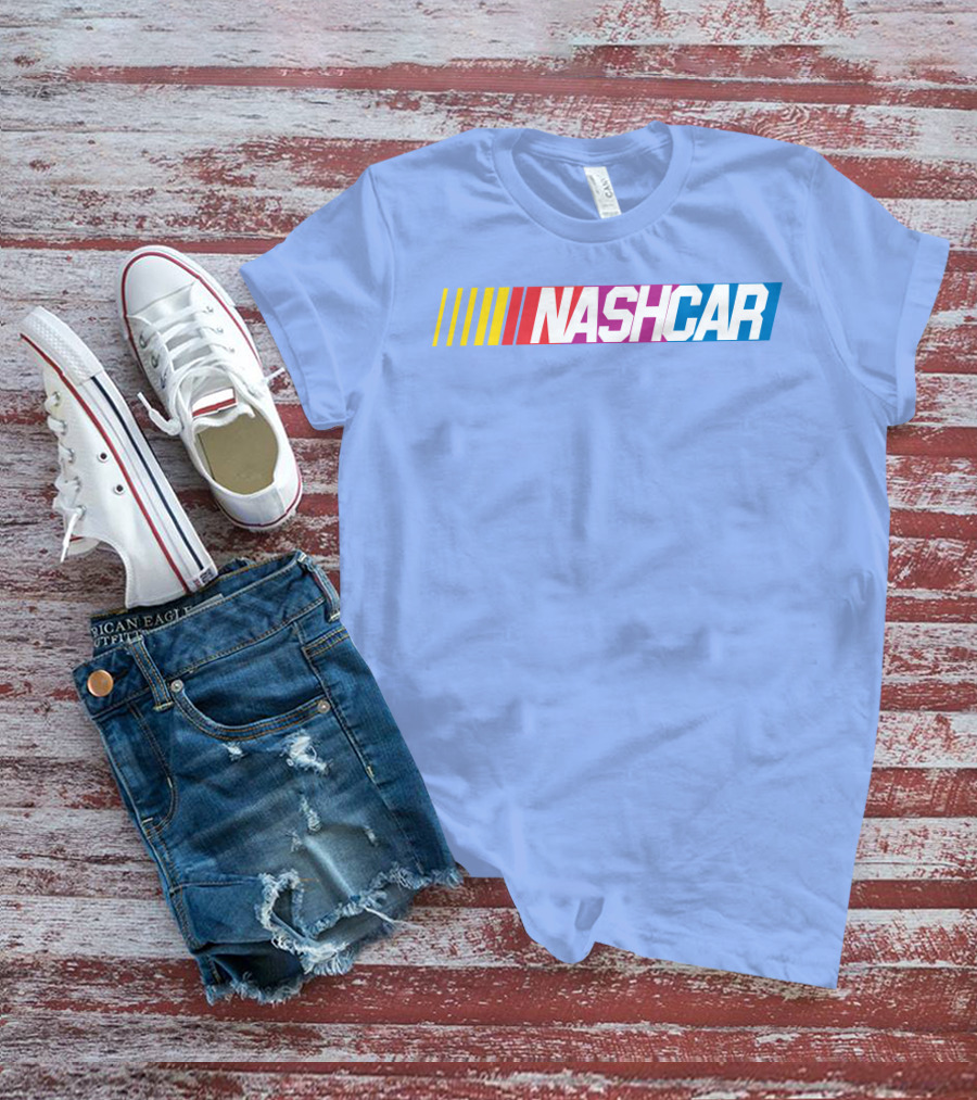 Wobovan Mitchell Nashcar Racing Strip T-Shirt