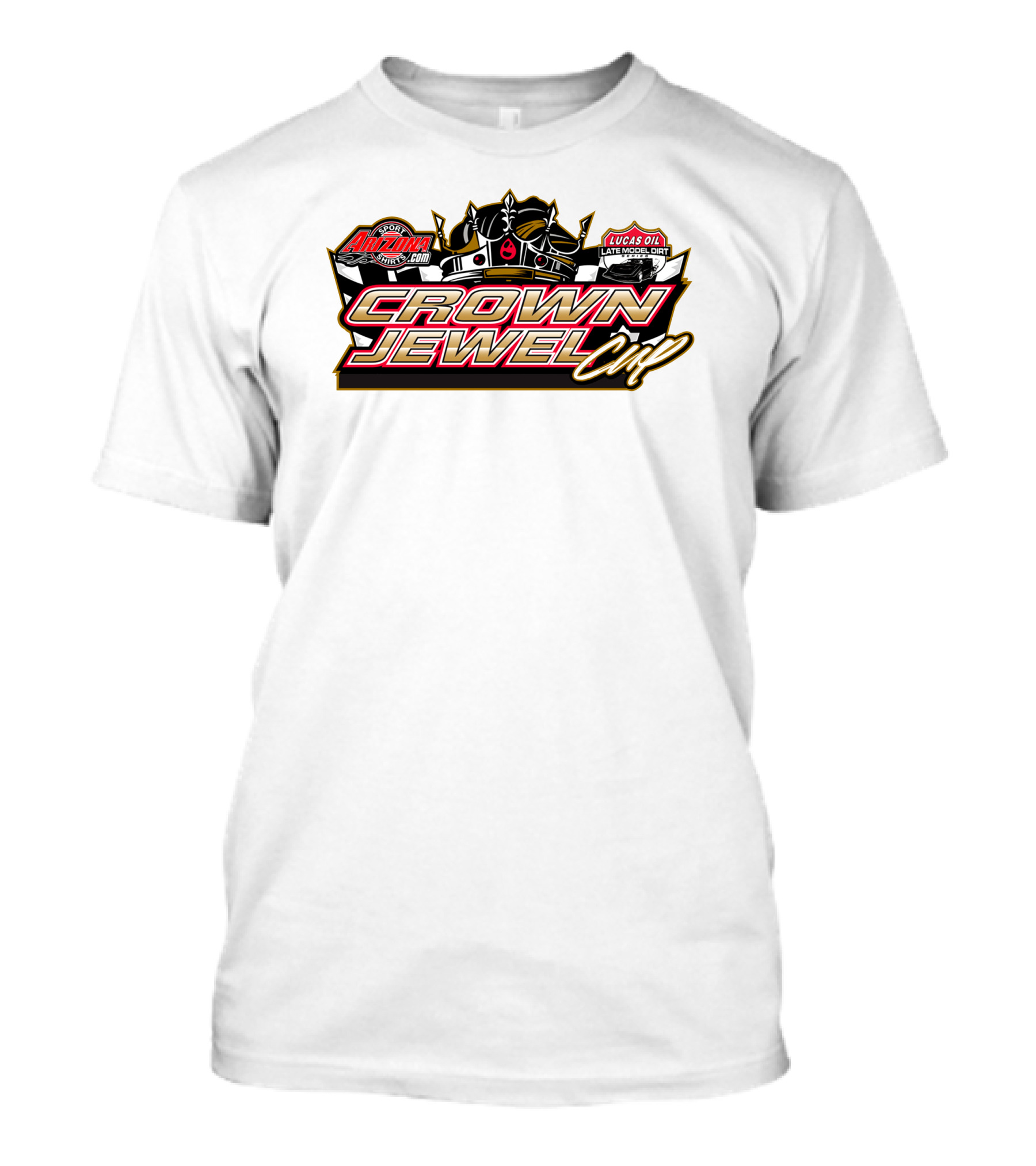 Arizona Speedway Lucas Oil Late Model Dirt Series Crown Jewel Cup T-Shirt