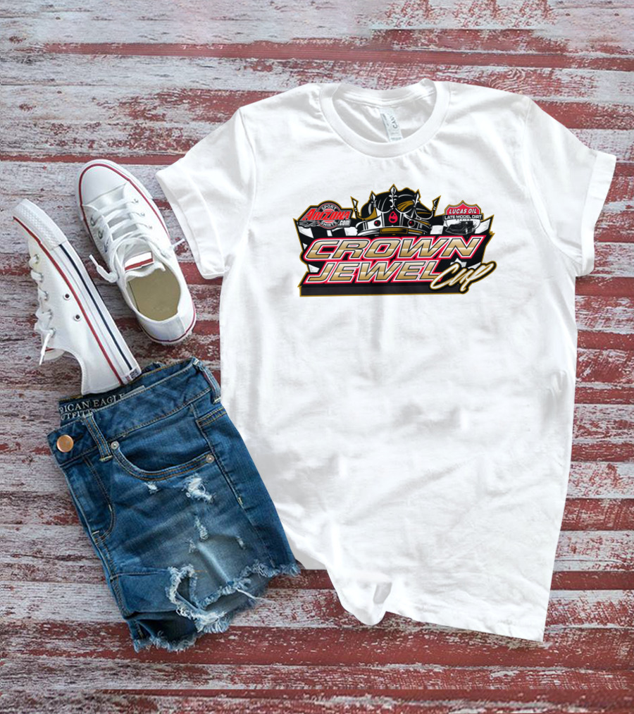 Arizona Speedway Lucas Oil Late Model Dirt Series Crown Jewel Cup T-Shirt