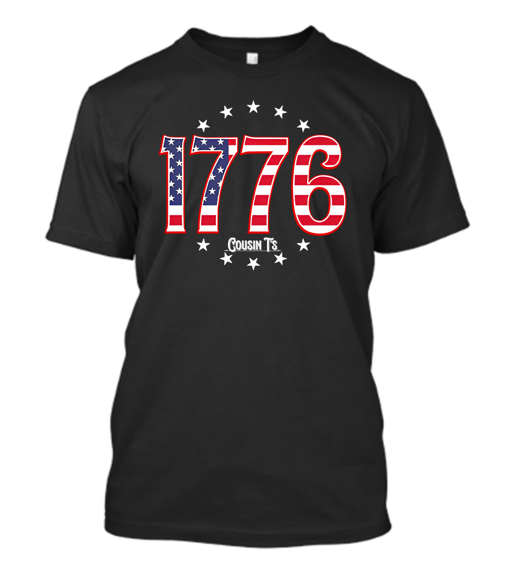 1776 Cousin T's Men's Patriotic T-Shirt