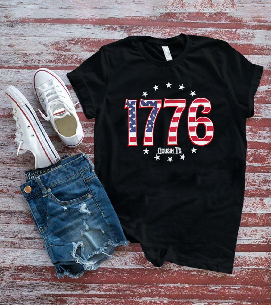 1776 Cousin T's Men's Patriotic T-Shirt