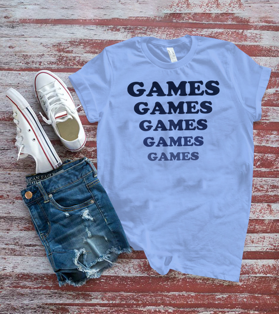 Letterboxd Games Games Games Games Games T-Shirt