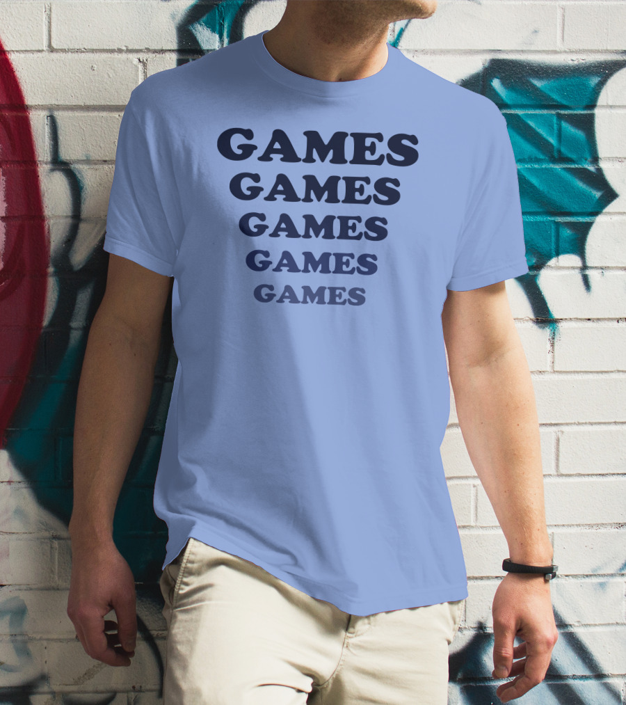 Letterboxd Games Games Games Games Games T-Shirt