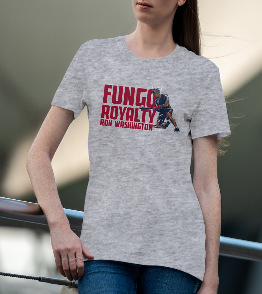 Fungo Royalty Ron Washington Baseball King T-Shirt