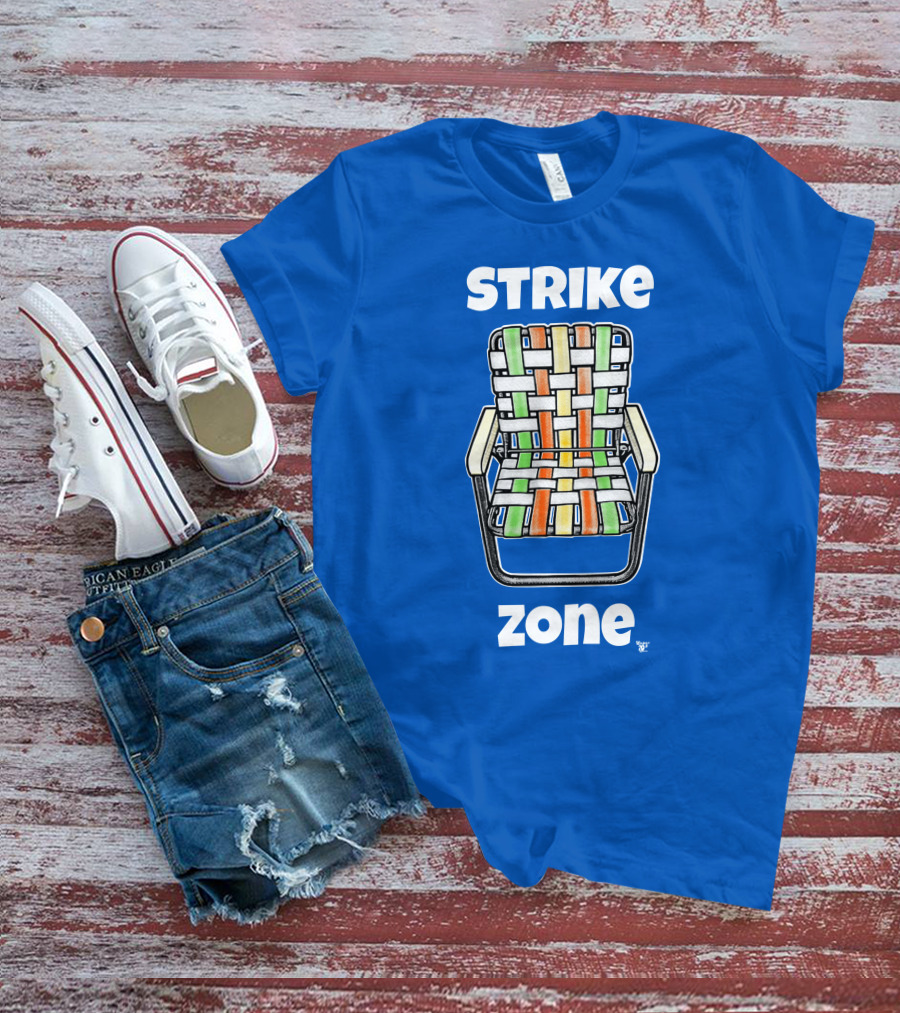 STRIKE ZONE Woven Colorful Chair T-Shirt