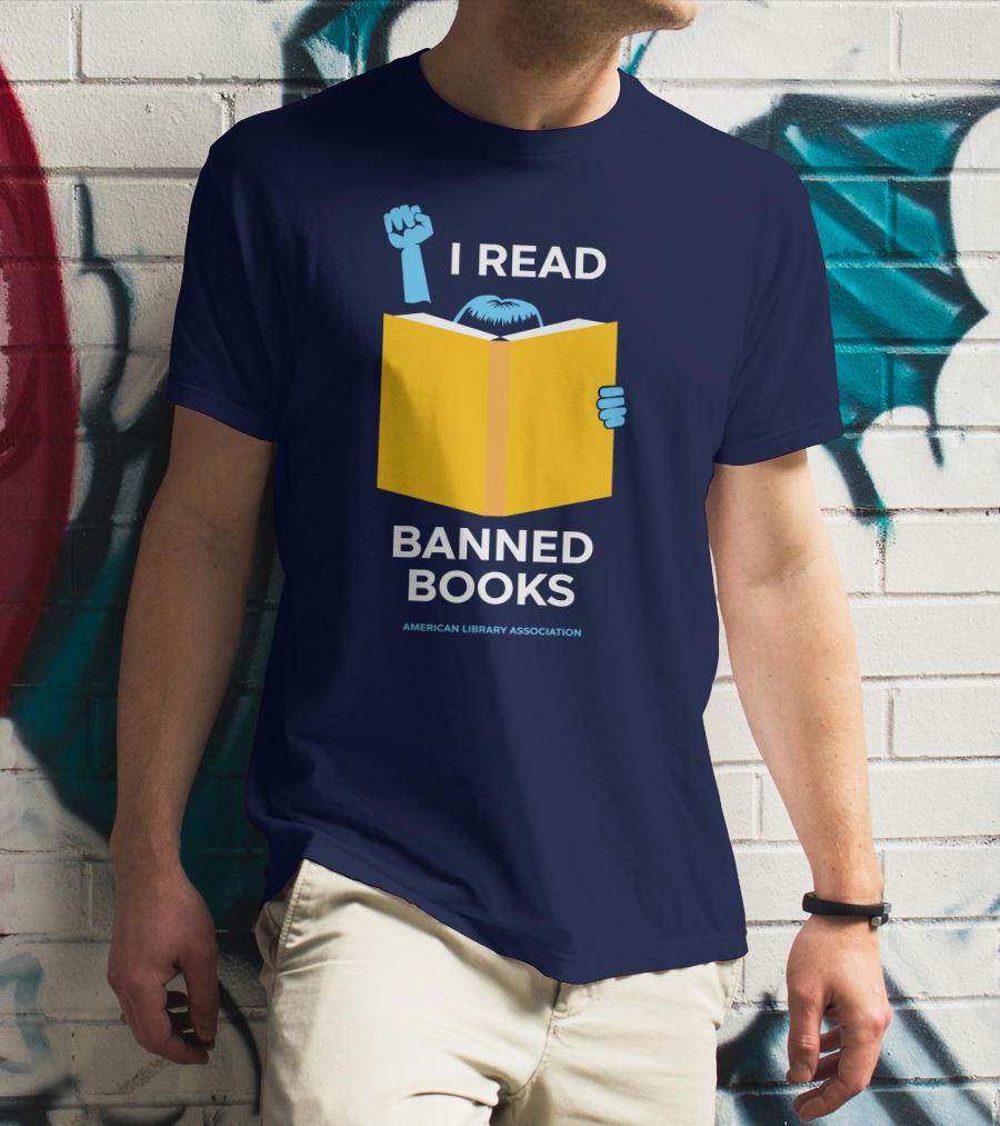 Phil Bildner I Read Banned Books American Library Association T-Shirt