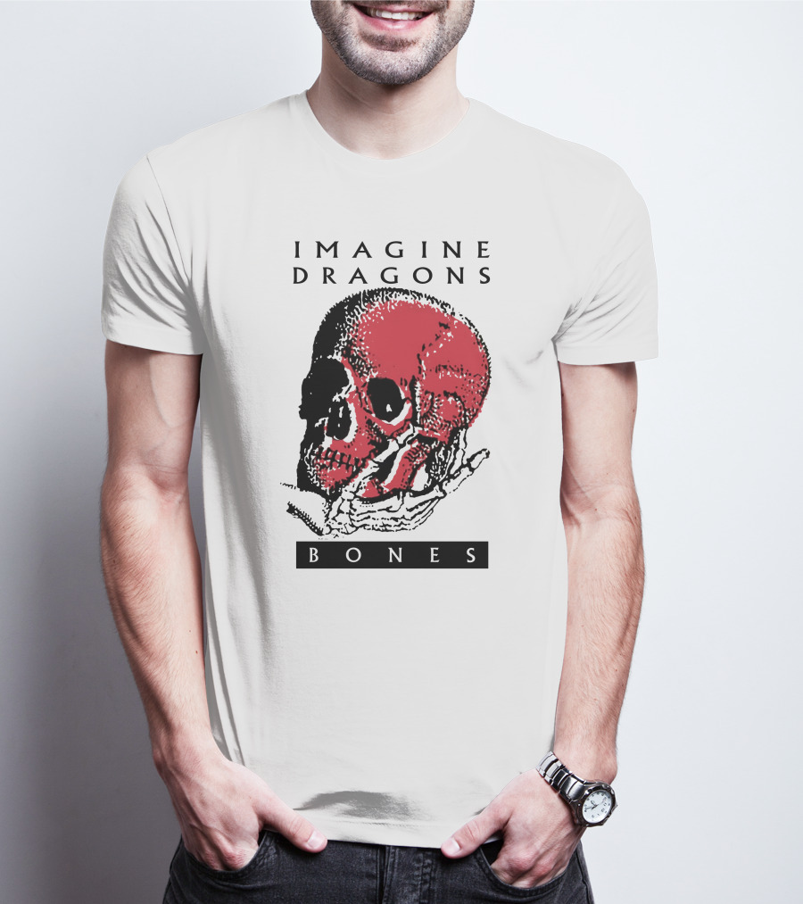 Imagine Dragons Bones Red Skull T-Shirt