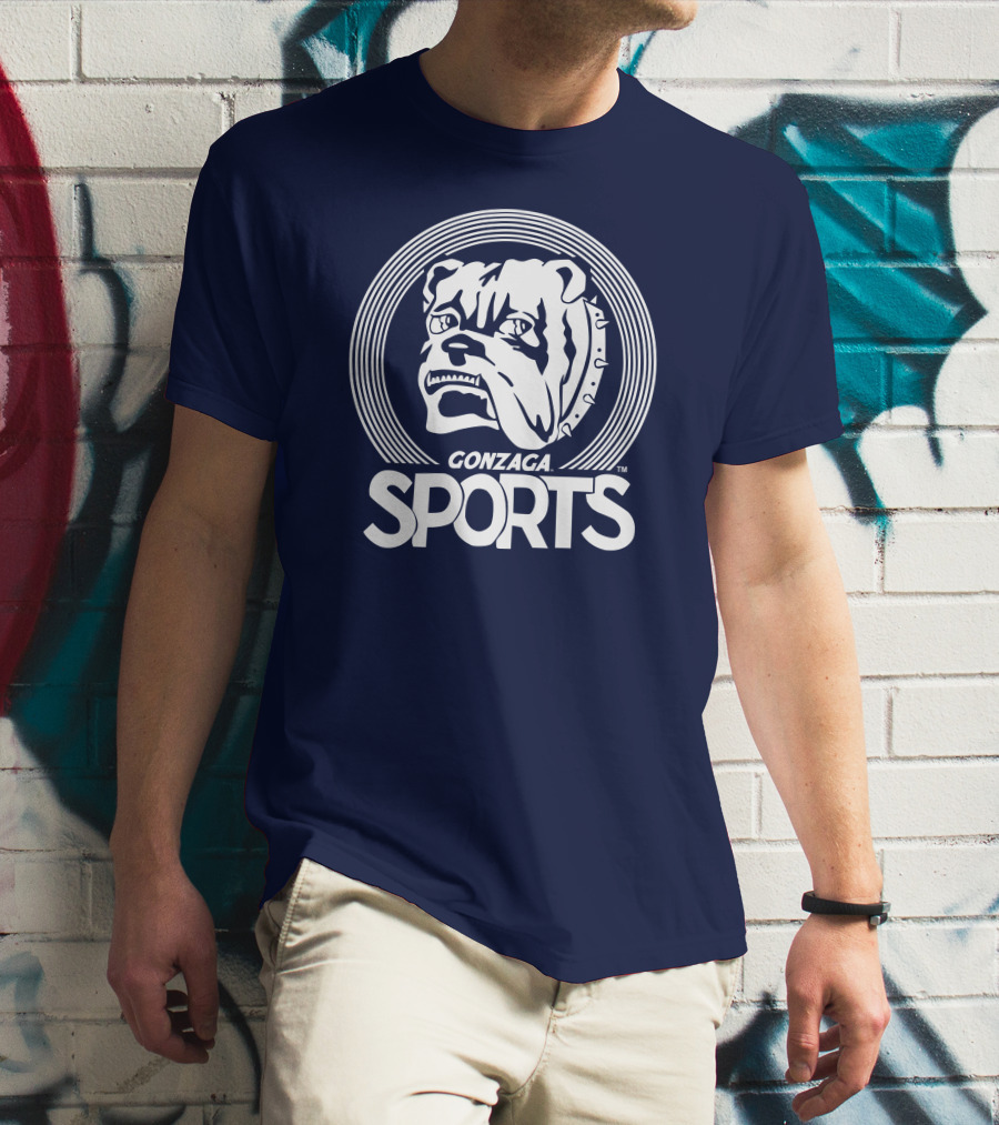 Homefiel Vintage Gonzaga Sports Bulldog T-Shirt