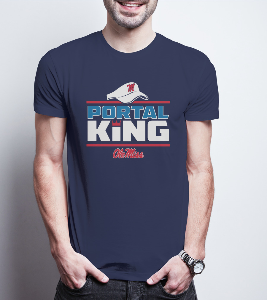 Lane Kiffin Ole Miss Portal King Football Iconic Hat T-Shirt