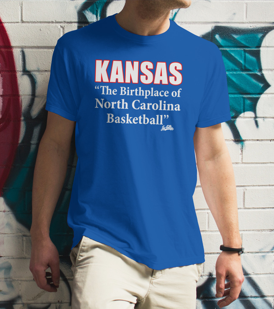 Kansas The Birthplace Of North Carolina Basketball T-Shirt