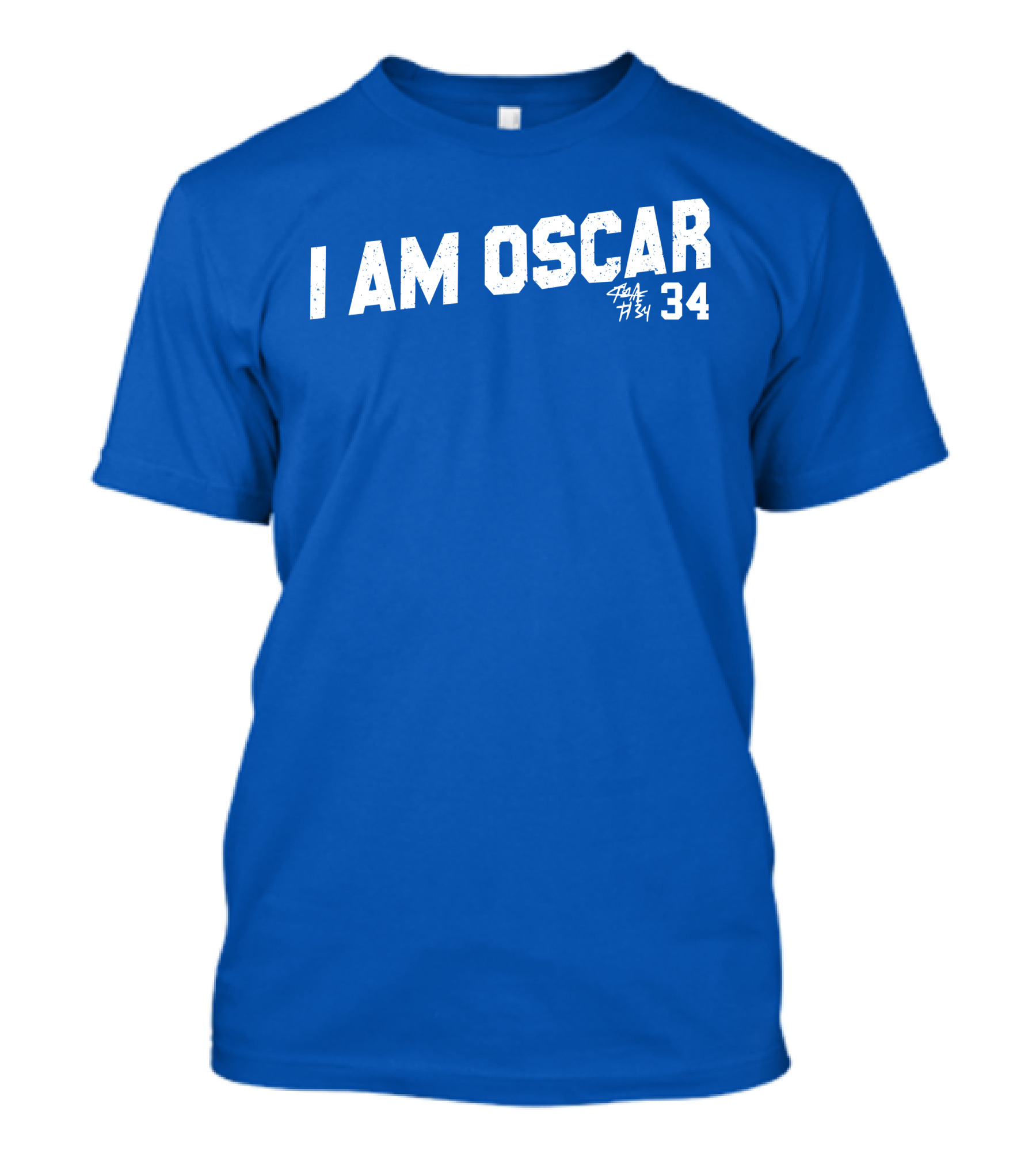 Kentucky Branded I Am Oscar 34 Royal T-Shirt