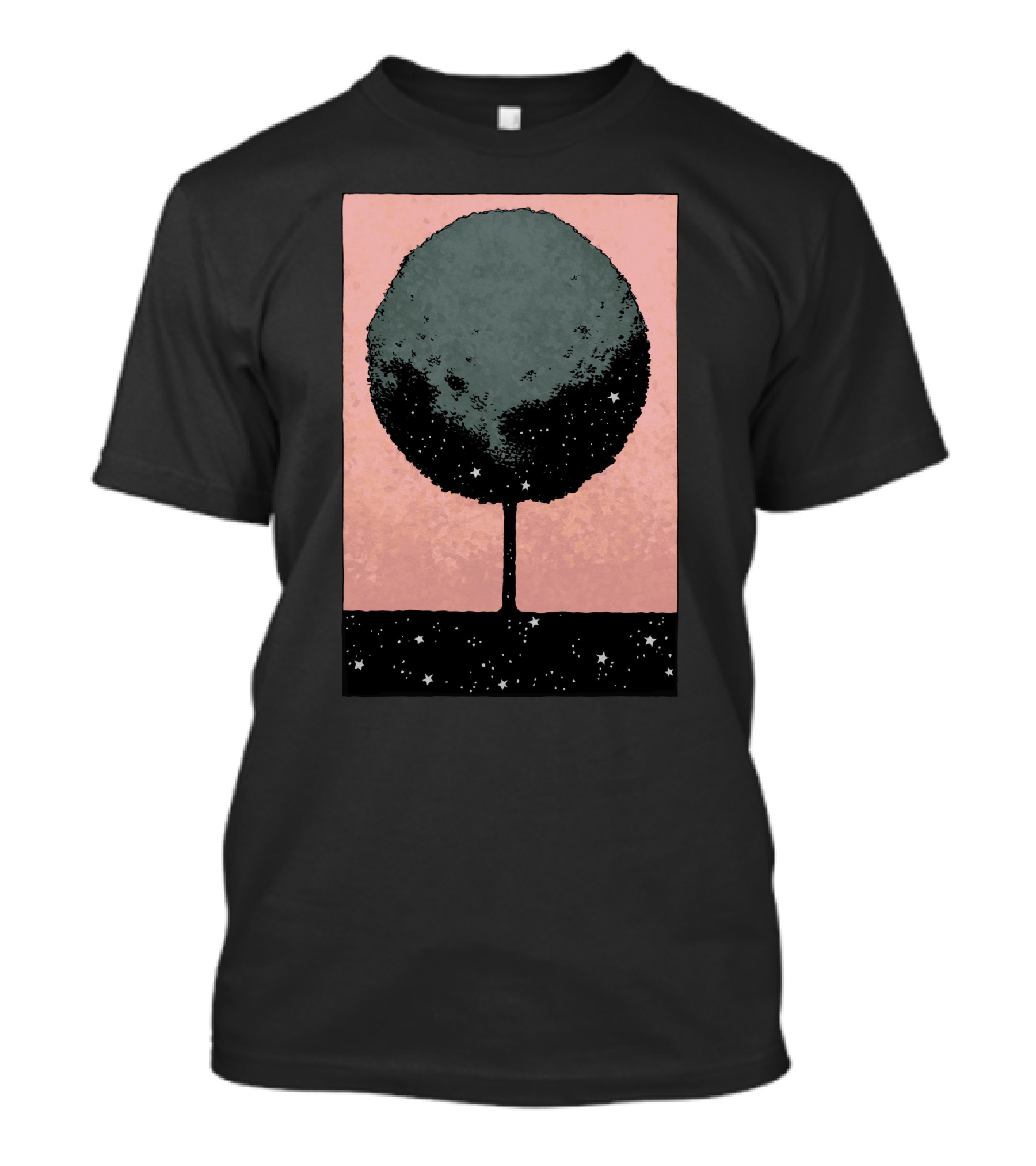 Tree Of Dreams Night Sky Stars T-Shirt