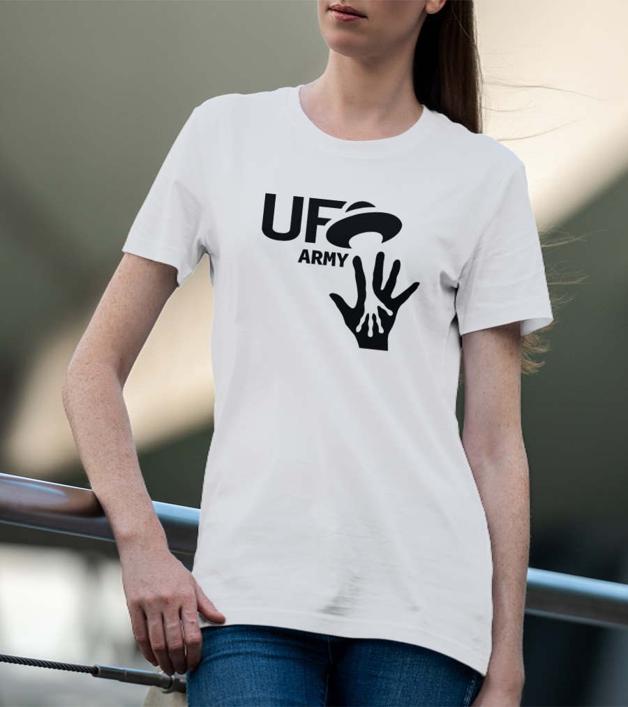 Ufo Army We Honking We Bonking Alien Hands T-Shirt