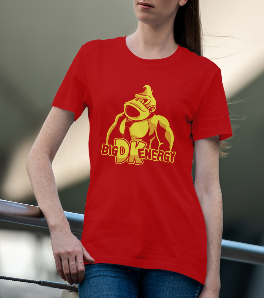 Punch Store Big DK Energy Gorilla Retro Gaming Inspired T-Shirt