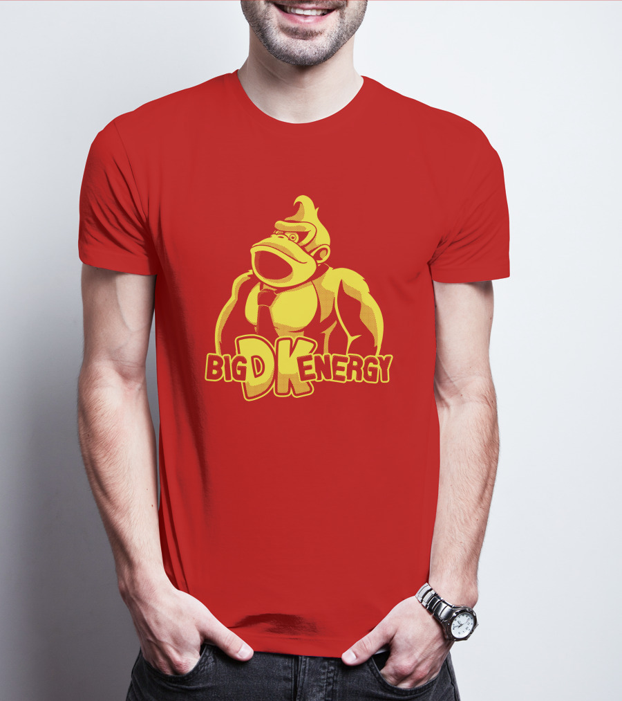 Punch Store Big DK Energy Gorilla Retro Gaming Inspired T-Shirt