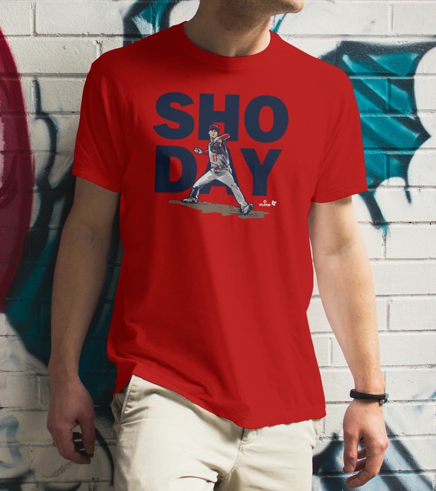 SHO DAY MLB Players Pitching Number 17 T-Shirt