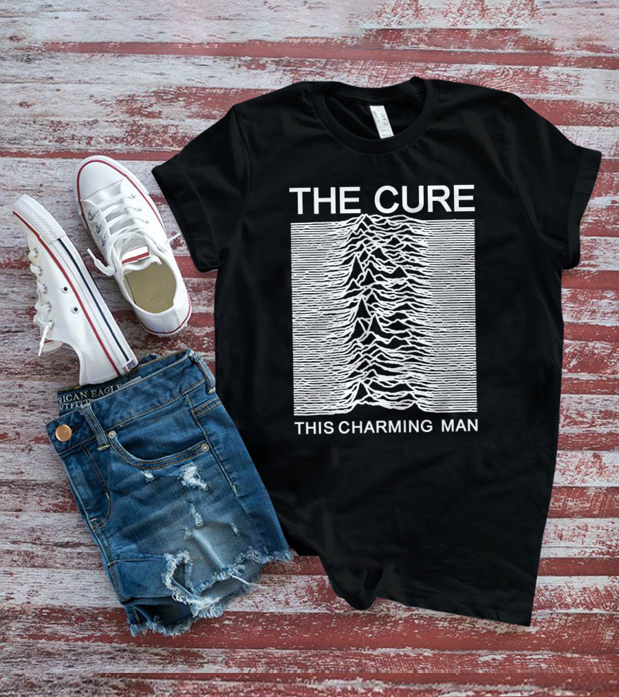 The Cure This Charming Man Joy Division Unknown Pleasures T-Shirt