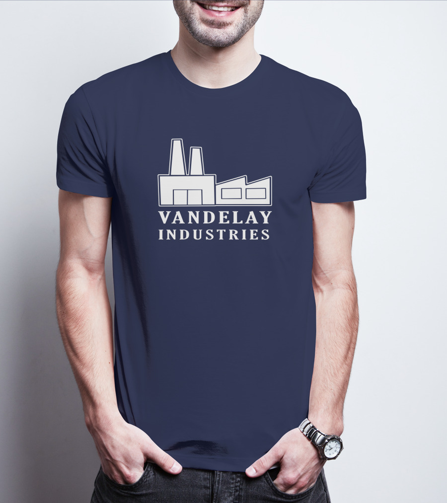 Seinfeldism Vandelay Industries Iconic Factory Logo Mashup The Vandelay T-Shirt