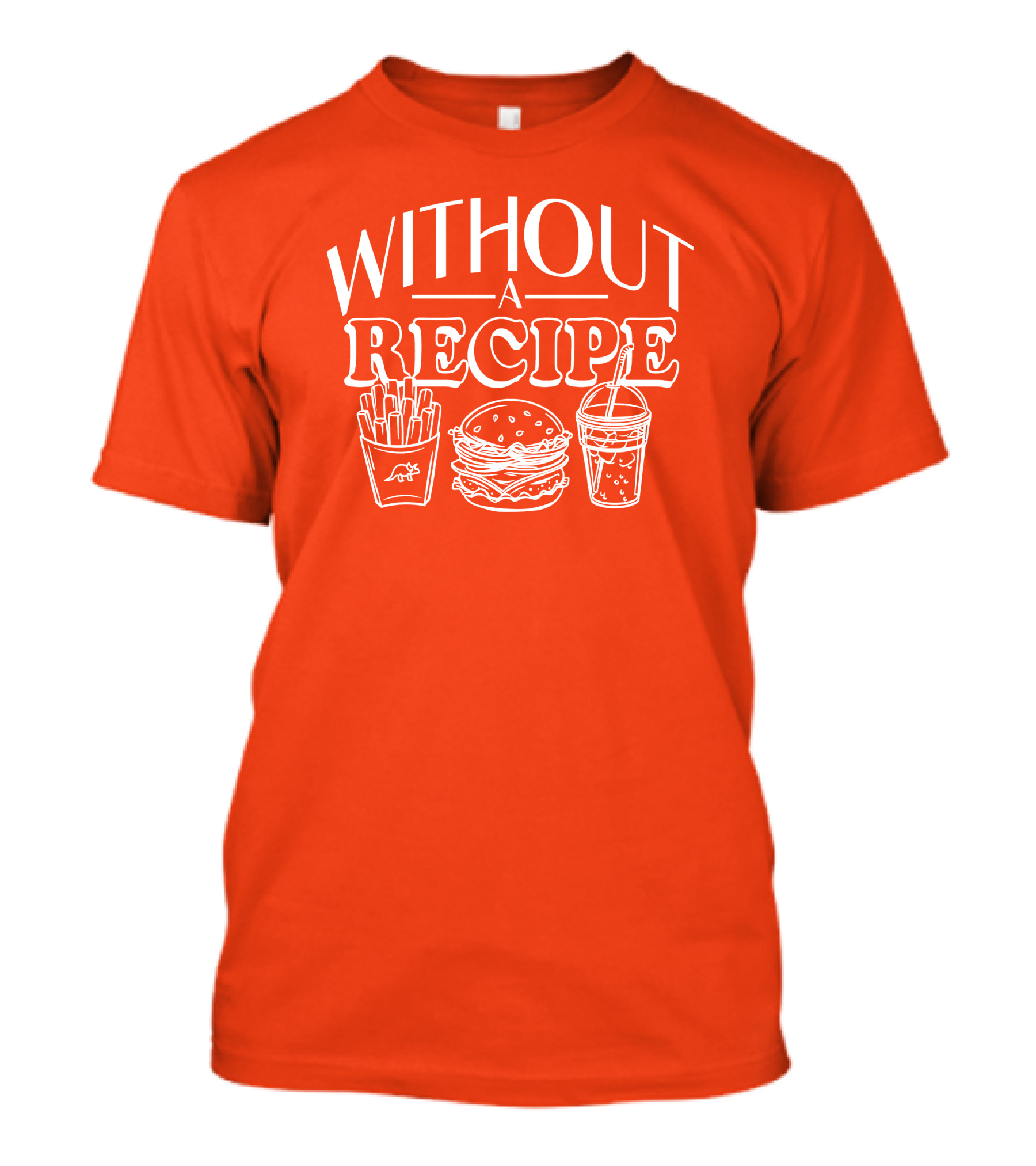 Without A Recipe The Try Guys Merch Burger Fries Drink T-Shirt
