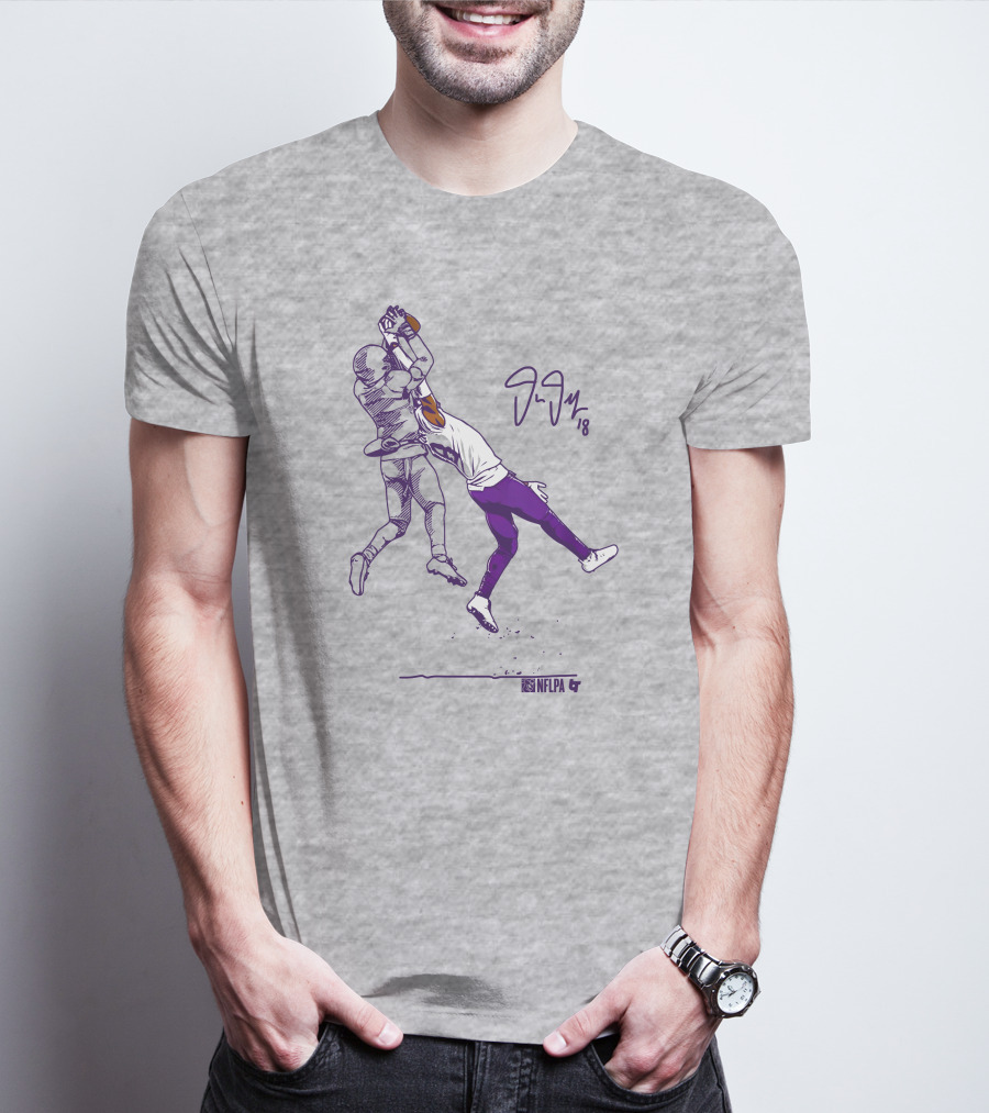 Justin Jefferson NFLPA Signature Catch Moment T-Shirt