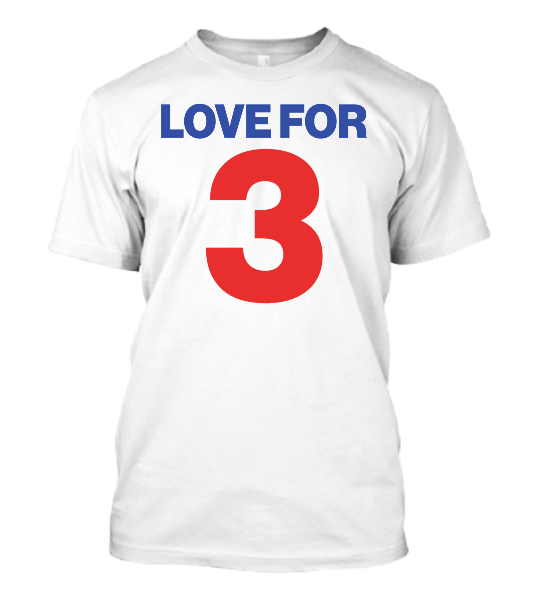 Sabres Love For 3 T-Shirt