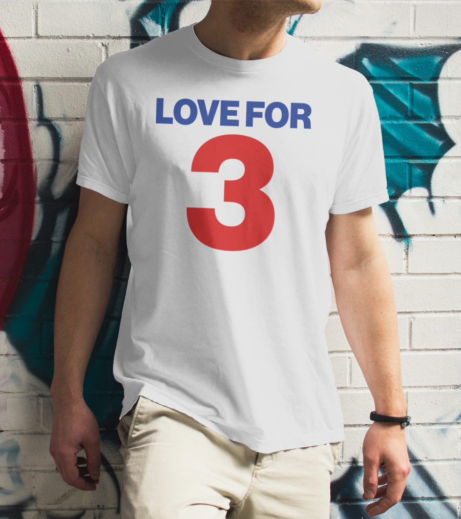 Sabres Love For 3 T-Shirt