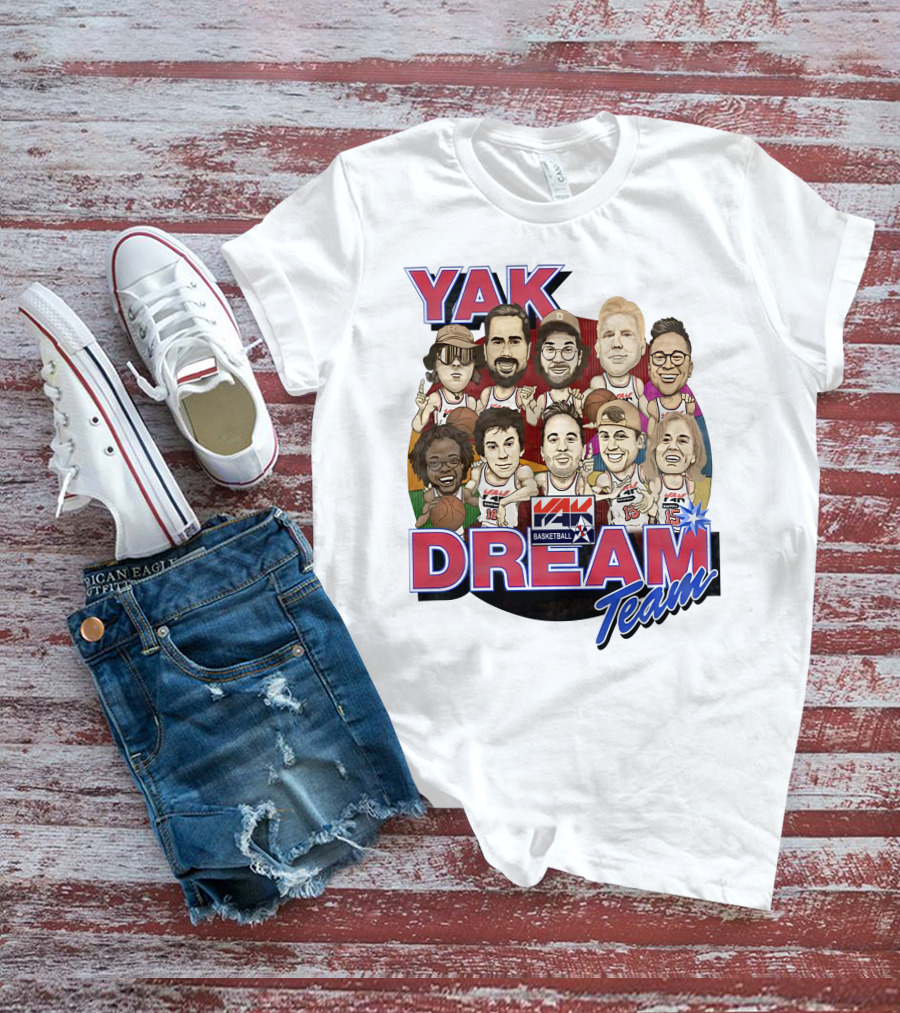 Yak Dream Team Basketball Van Fan T-Shirt