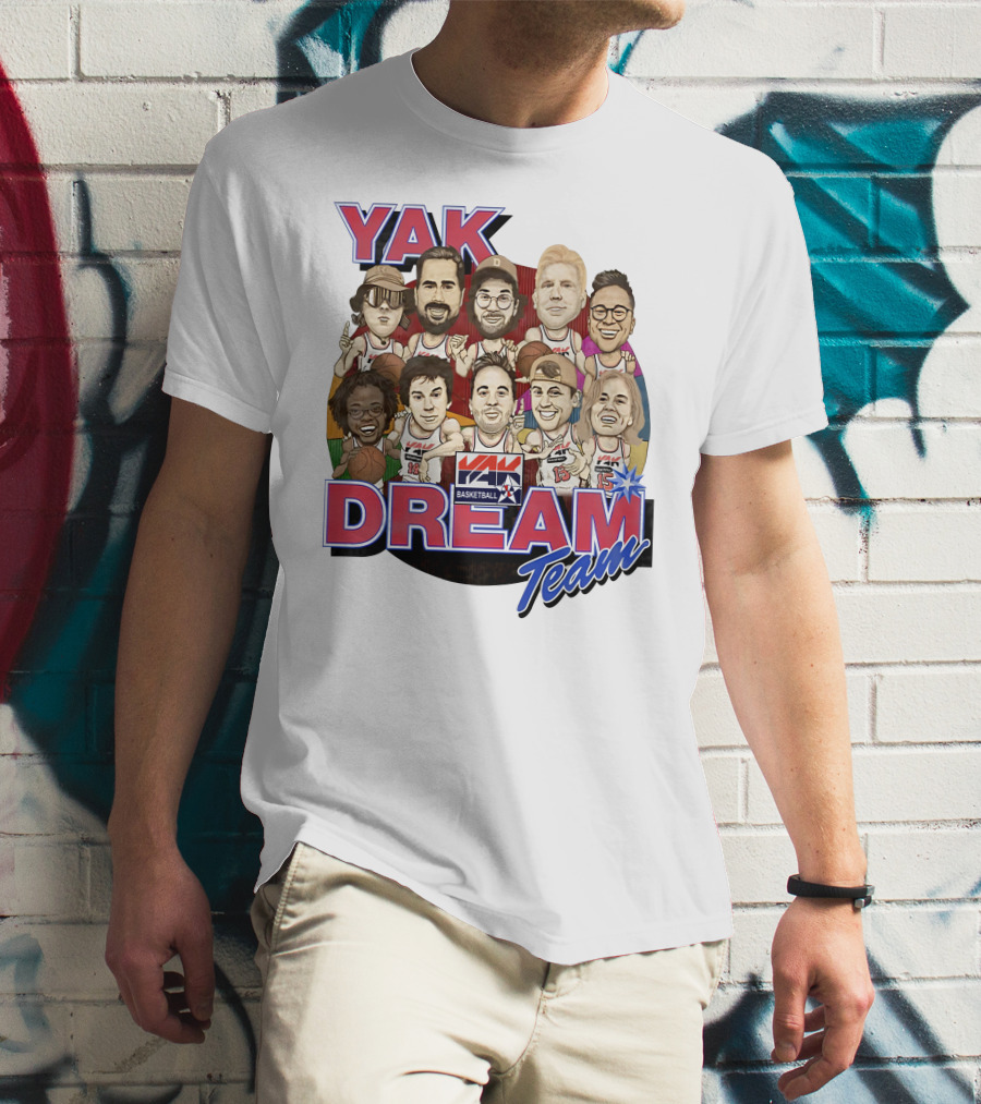 Yak Dream Team Basketball Van Fan T-Shirt