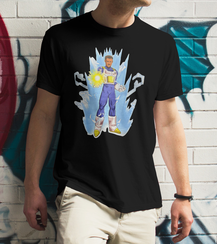 Daniel Gafford Dragon Ball Z Saiyan Warrior Energy Burst T-Shirt