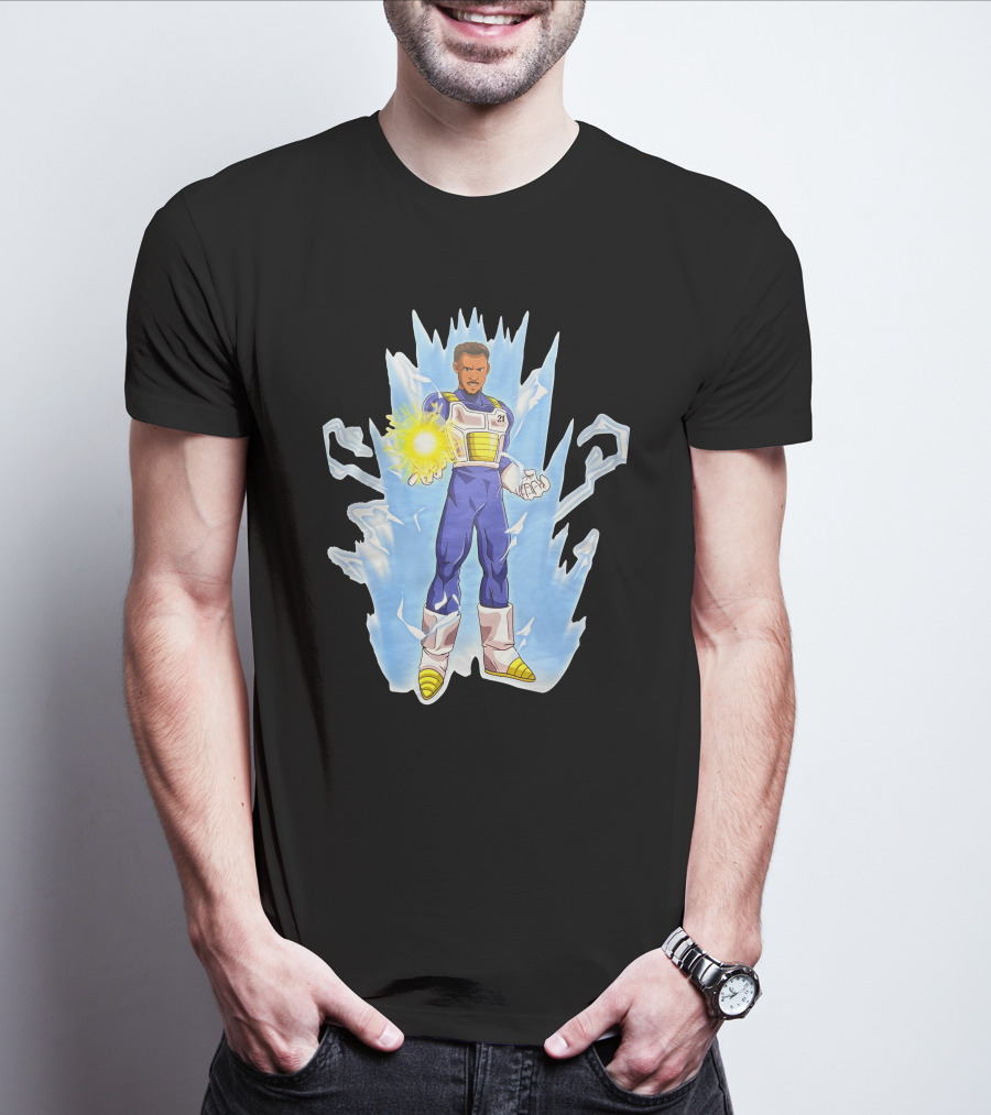 Daniel Gafford Dragon Ball Z Saiyan Warrior Energy Burst T-Shirt