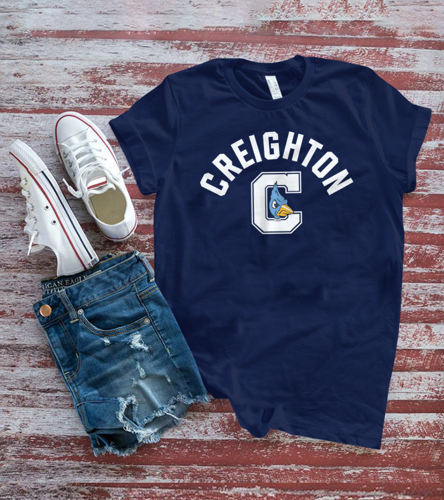 Creighton Bluejays Vintage Logo Classic C Emblem T-Shirt