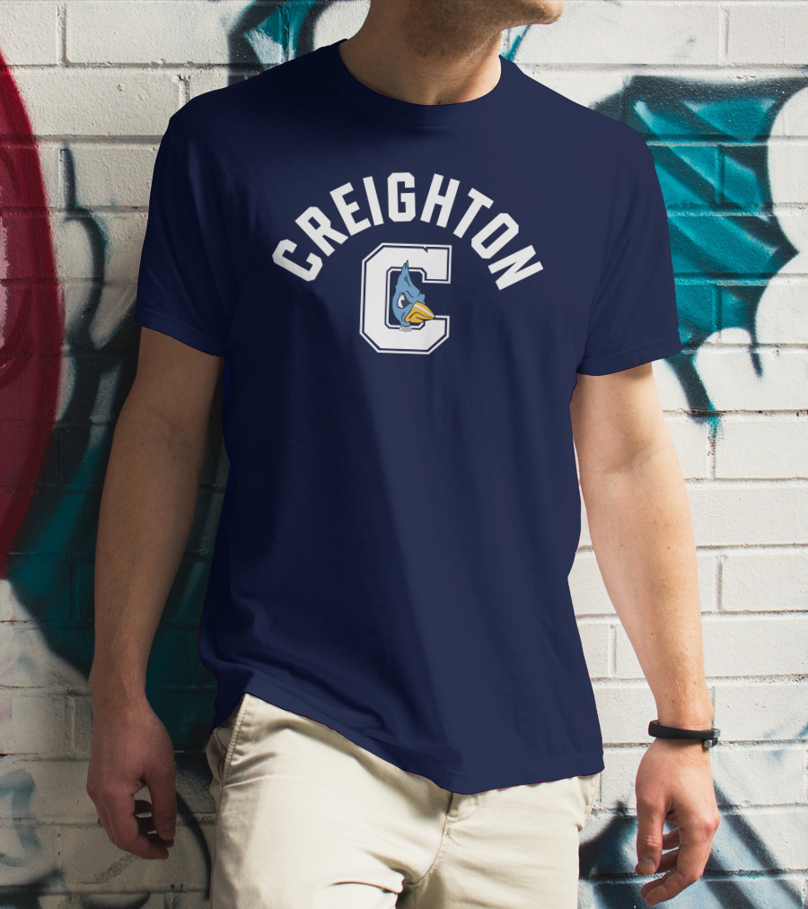 Creighton Bluejays Vintage Logo Classic C Emblem T-Shirt