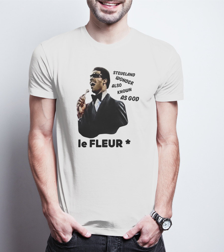 Steveland Wonder Also Known As God Le Fleur T-Shirt