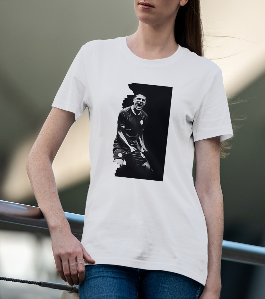 O Monstro Soccer Celebration Iconic Athlete Performance T-Shirt