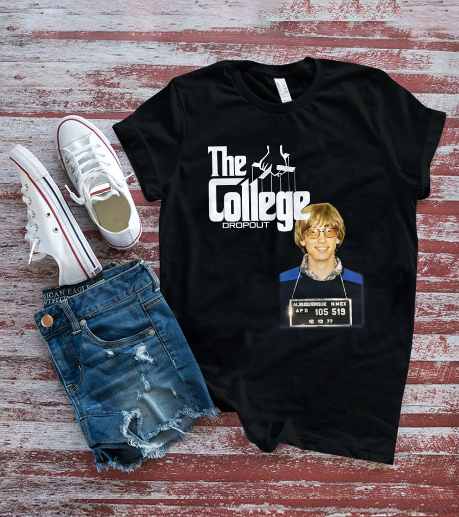 The College Dropout Godfather Bill Gates Mugshot Albuquerque NM 1977 T-Shirt