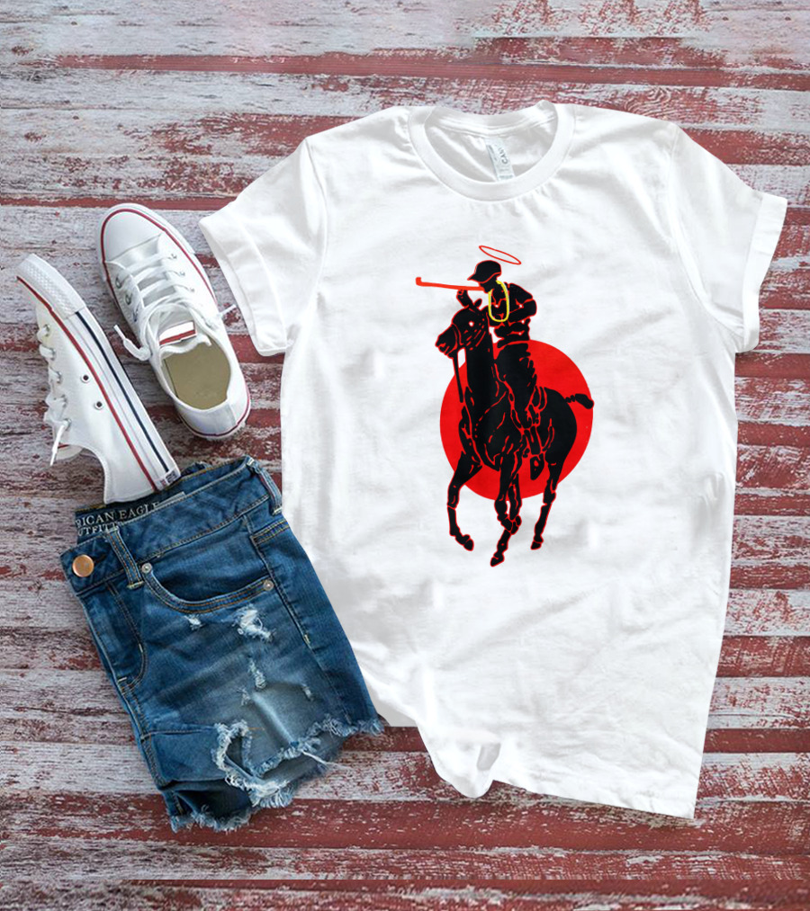 Soto Asa Merch Polo Player Halo Red Circle T-Shirt