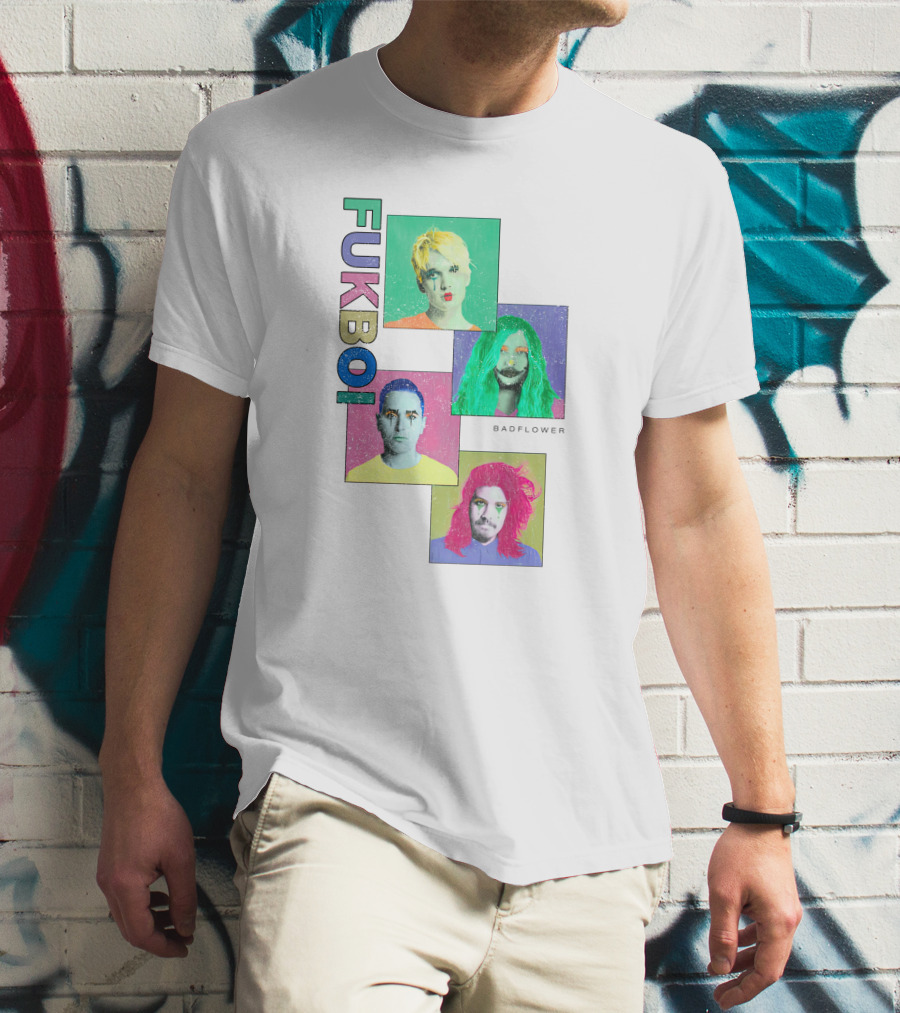 Badflower Fukboi Colorful Portraits T-Shirt