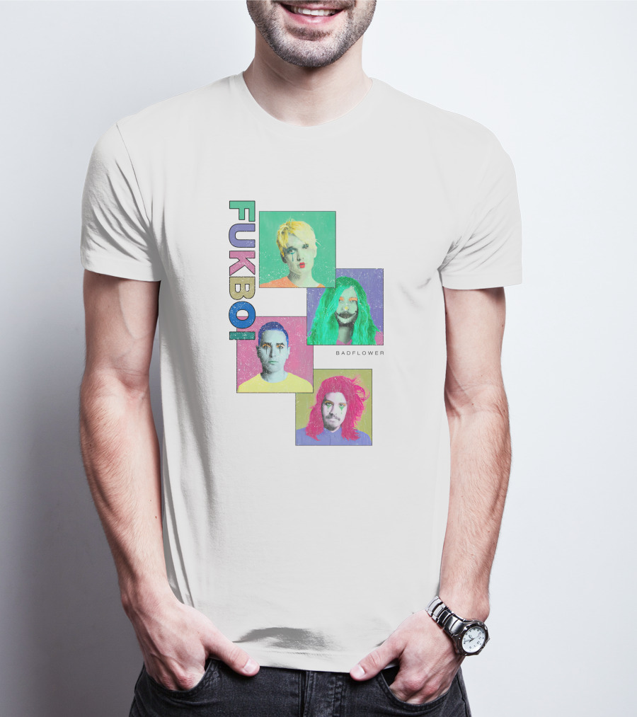 Badflower Fukboi Colorful Portraits T-Shirt