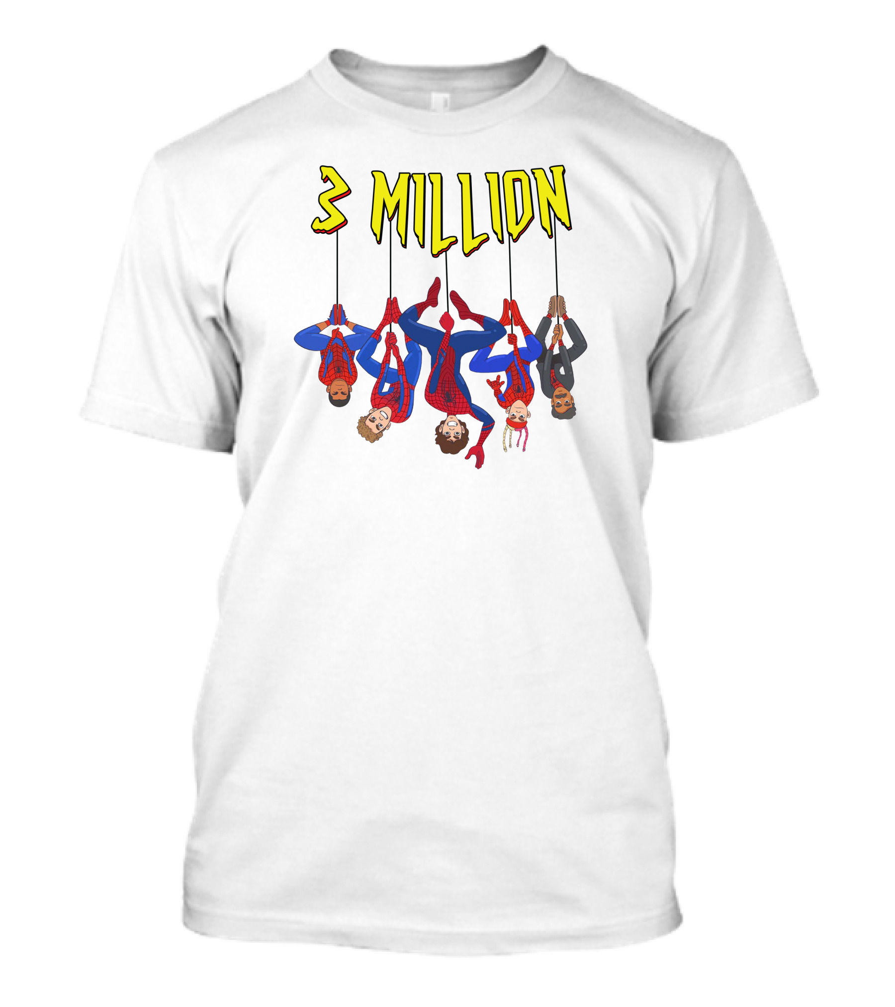 3 Million Bay Lenlevine Merch Hanging Heroes T-Shirt