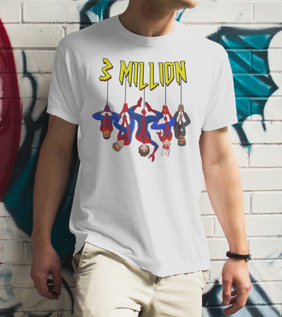 3 Million Bay Lenlevine Merch Hanging Heroes T-Shirt