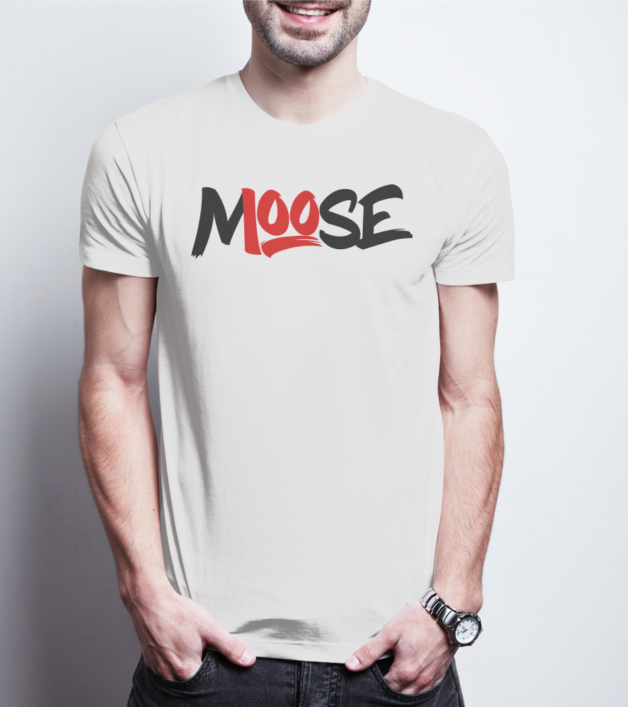 Moosecraft Merch Moose Red T-Shirt