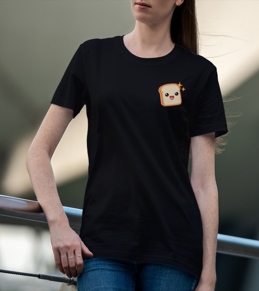 SP33DY X SIDEARMS FRIENDSHIP BREAD LIMITED TIME Toast Emoji T-Shirt