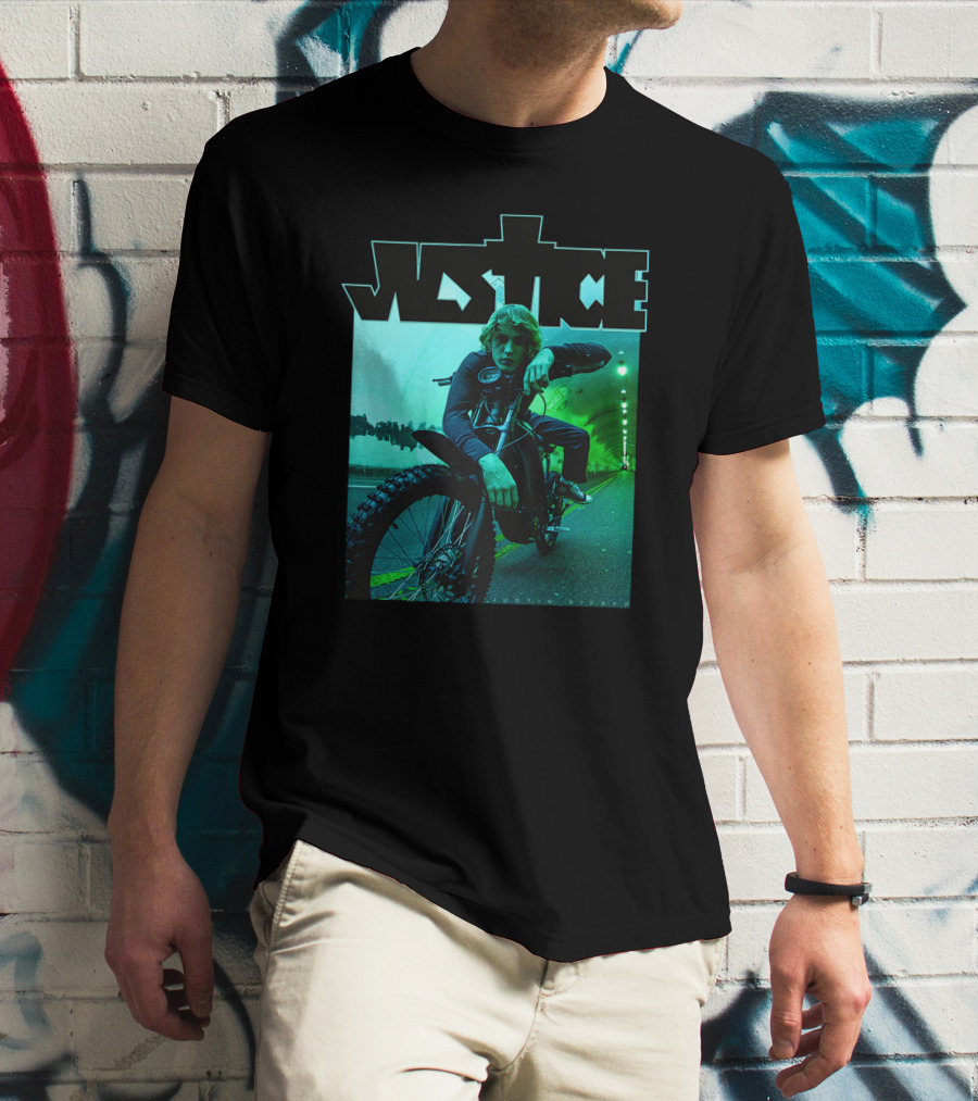 Justice Dirt Bike Photo Merch Justin Bieber T-Shirt