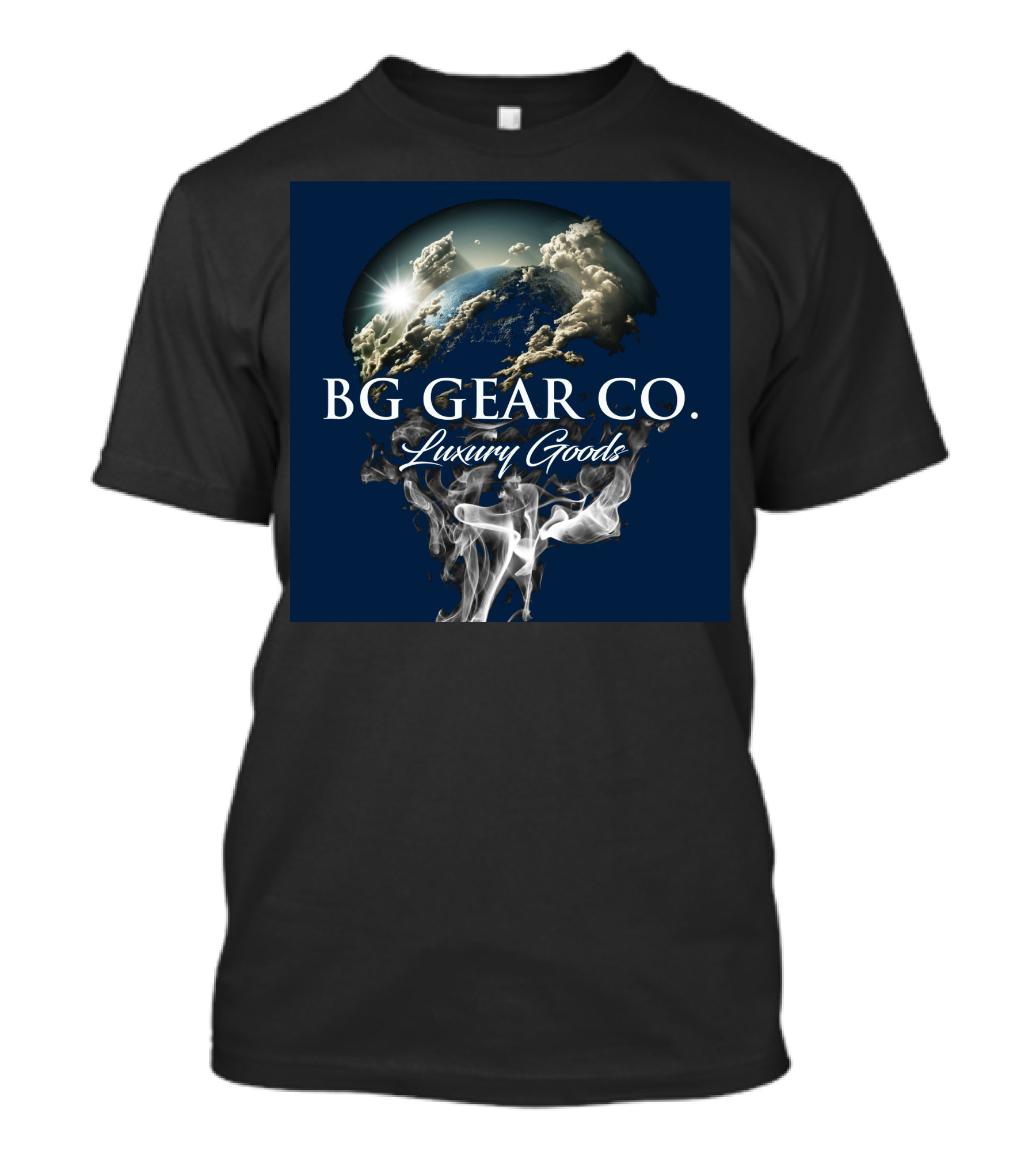 BG Gear Co. Luxury Goods Earth And Smoky Clouds T-Shirt
